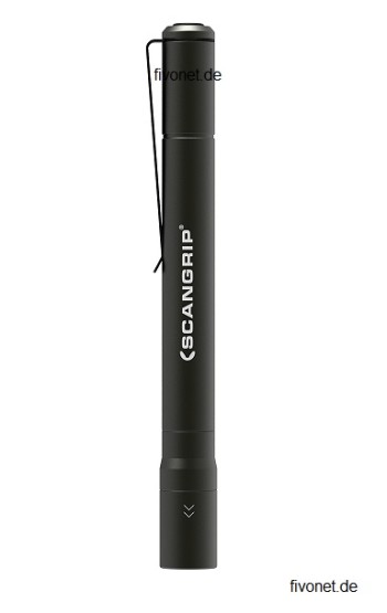 Scangrip 03.5131 FLASH PEN Stiftlampe mit Batterien Boostfunktion