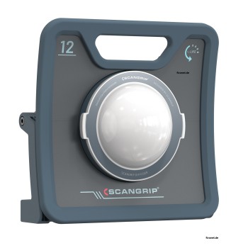 Scangrip 03.6206 NOVA 12 for Life Kabel Arbeitsleuchte mit Diffuser und Koffer