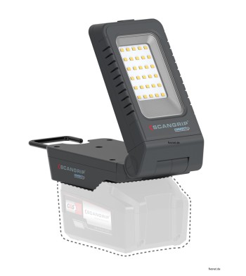 Scangrip 03.6109C BASIC CONNECT Kompakter Baustrahler mit 1000 Lumen für 18V MAKITA Akku