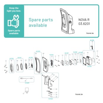 Scangrip 03.7020 Ersatzteil Standfuß Bügel für Nova R for Life