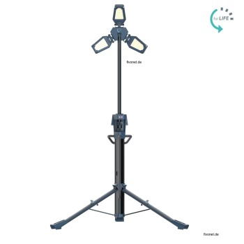Scangrip 03.6214C TOWER 12 CONNECT 12000 Lumen LED Flutlichtstrahler mit Stativ Netzteil