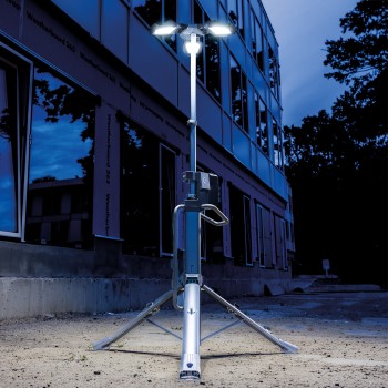 Scangrip 03.6214C TOWER 12 CONNECT LED Flutlichtstrahler mit Stativ 12000 Lumen