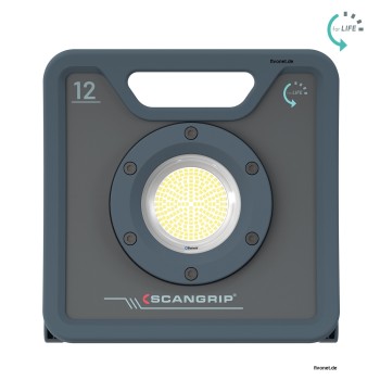 Scangrip 03.6206 NOVA 12 for Life Kabel Arbeitsleuchte mit Diffuser und Koffer