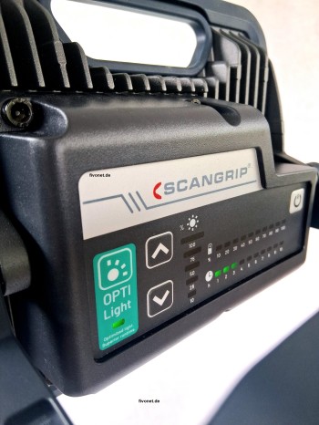 Scangrip 03.6204 NOVA 4 C+R for Life Akku-Arbeitsleuchte mit Stativ bis 2 Meter