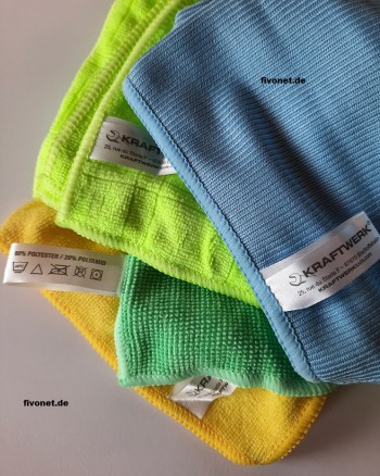 Kraftwerk Mikrofaser Putztücher Set 8 Stk