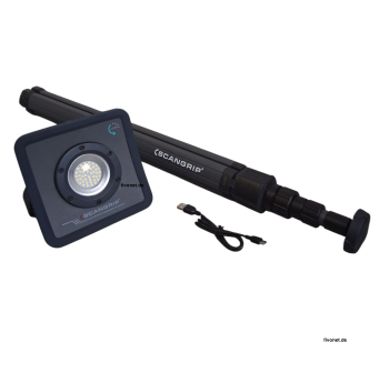 Scangrip 03.6201 NOVA R for Life 2000 Lumen Akku-Arbeitsleuchte mit Stativ