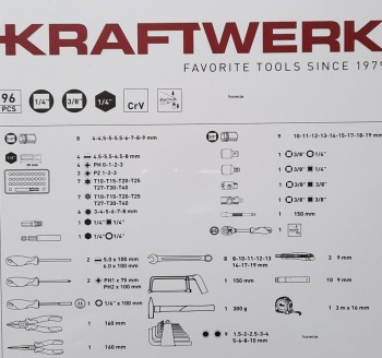 KRAFTWERK Werkzeugkoffer BASIC Line