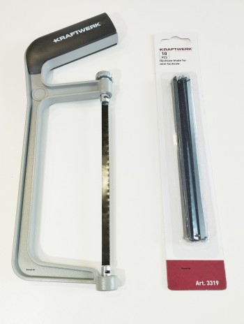 KRAFTWERK 3309 Mini Metallsäge Set 10x Sägeblatt 150mm