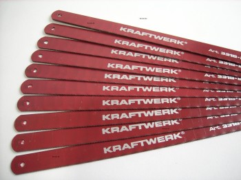 KRAFTWERK Metallsäge Profi Set Qualität 300mm + 10 x Sägeblatt