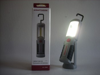 KRAFTWERK 32069 COB LED Mini Akkulampe Handlampe