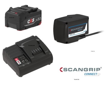 Scangrip 03.5675C Multimatch 3 CONNECT Komplett Set All Daylight High CRI Arbeitsleuchte im Koffer