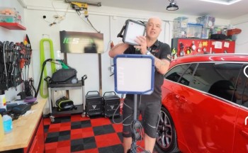 Scangrip VEGA SET mit Rollstativ 3x Diffuses Licht für Keramikversiegelung Car Fresh
