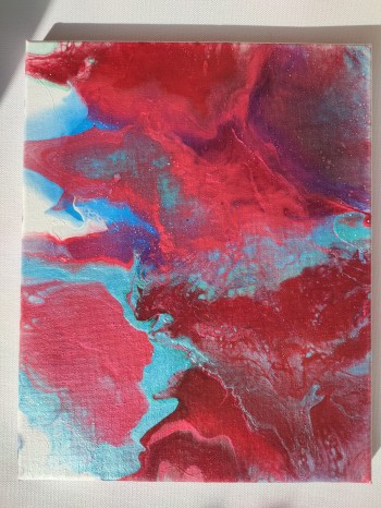 "Lovely" Leinwand, pouring, acryl-pouring, abstract, Gemälde