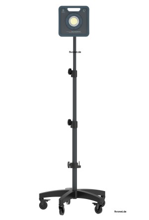 Scangrip 03.6205 NOVA 6 C+R Akku-Arbeitsleuchte mit fahrbarem Stativ 6000 Lumen