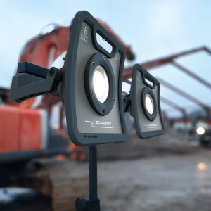 2x Scangrip 03.6205 NOVA 6 C+R Akku-Arbeitsleuchte mit Stativ 6000 Lumen