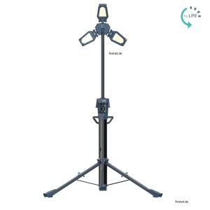 Scangrip 03.6214C TOWER 12 CONNECT LED Flutlichtstrahler mit Stativ 12000 Lumen