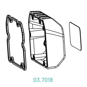 Scangrip 03.7018 Ersatzteil Akkuabdeckungssatz Gehäuse für Nova R for Life