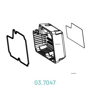 Scangrip 03.7047 Ersatzteil Gehäuse Abdeckung für Nova 6 for Life