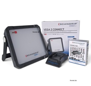 Scangrip 03.6106C VEGA 2 CONNECT Baustrahler für 18V Makita Akku