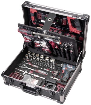 KRAFTWERK 3949 Profi Werkzeugkoffer Bosch Akkuschrauber