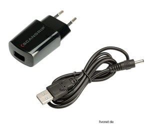 Scangrip USB Ladegerät 03.5305 mit Kabel