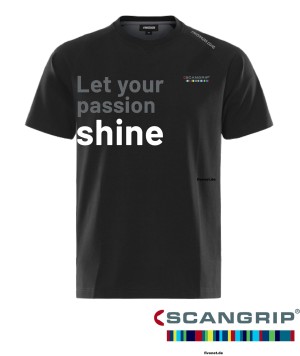 Scangrip 20.0000 T-Shirt S "Let your Passion Shine" Colour Match