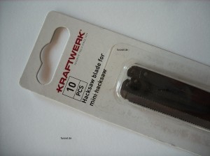 KRAFTWERK 10x Metall - Sägeblatt für Mini Handsäge