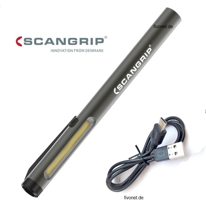 Scangrip 03.5127 Work Pen 200 R Akku Stiftleuchte