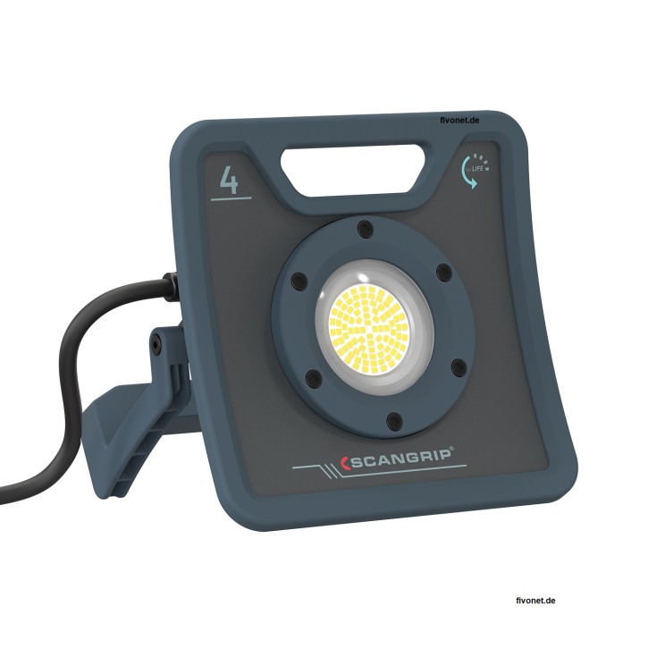Scangrip 03.6202 NOVA 4 for Life Kabel Arbeitsleuchte mit 4000 Lumen
