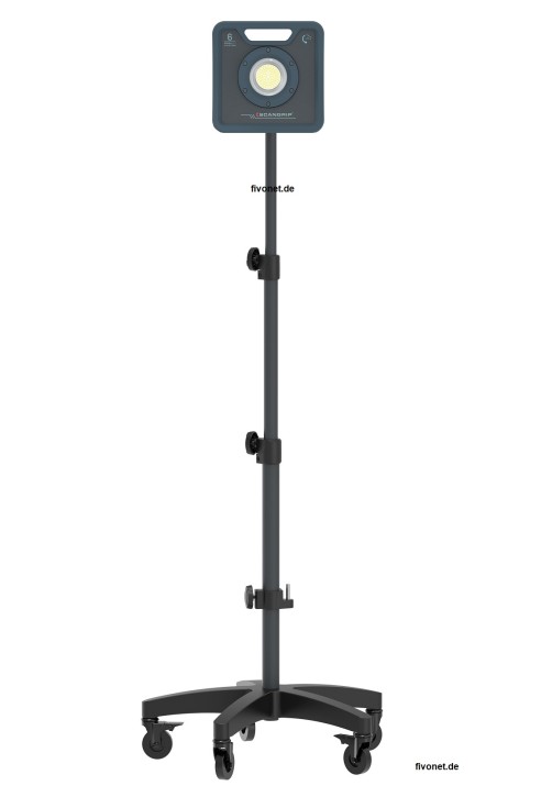 Scangrip 03.6205 NOVA 6 C+R Akku-Arbeitsleuchte mit fahrbarem Stativ 6000 Lumen