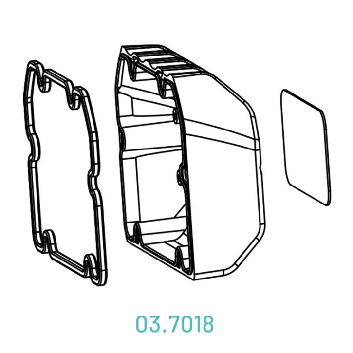 Scangrip 03.7018 Ersatzteil Akkuabdeckungssatz Gehäuse für Nova R for Life