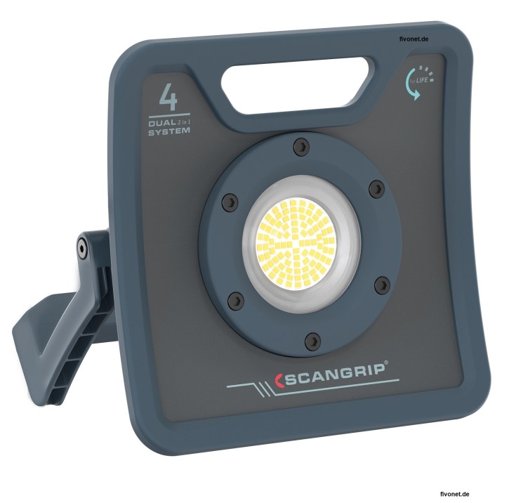 Scangrip 03.6204 NOVA 4 C+R for Life Akku-Arbeitsleuchte mit 4000 Lumen