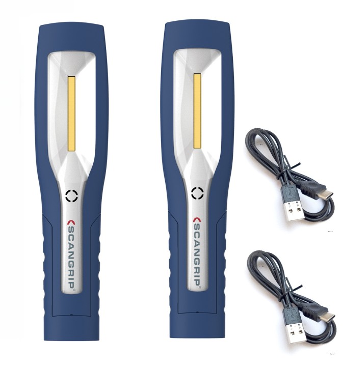 2x Scangrip 03.5690 MAG PRO Akku Arbeitsleuchte Inspektionslampe