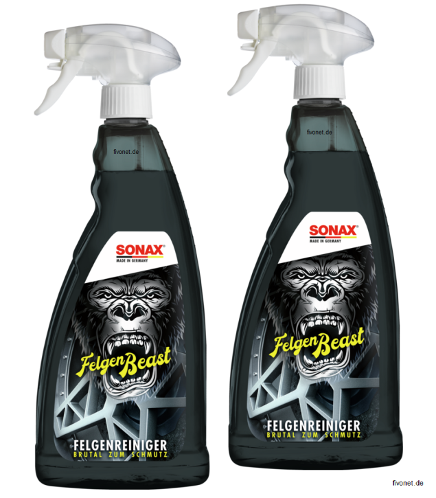 SONAX 04333000 FelgenBeast 1 Liter Felgenreiniger