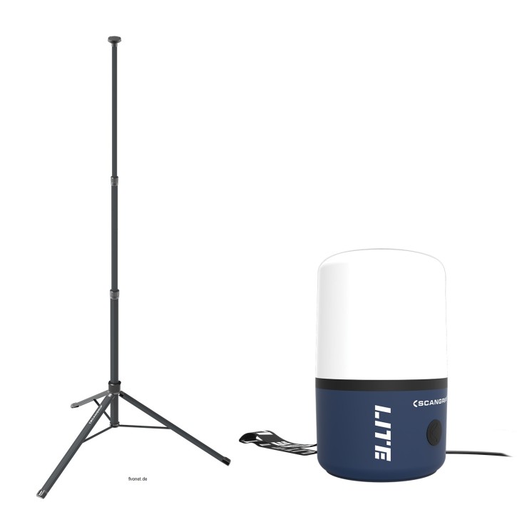 Scangrip 03.5637 AREA LITE CO 6000 Lumen Baustrahler mit Stativ Steckdose