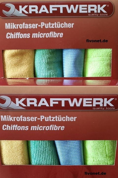 Kraftwerk Mikrofaser Putztücher Set 8 Stk