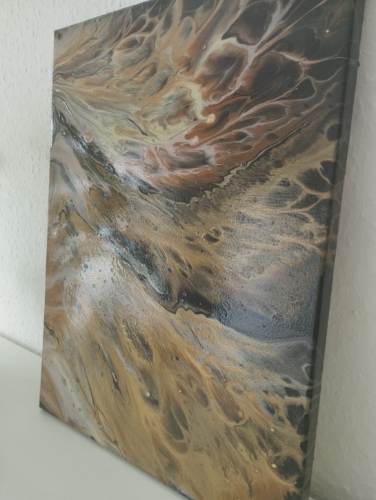 "Shadow" Leinwand, pouring, acryl-pouring, abstract, Gemälde