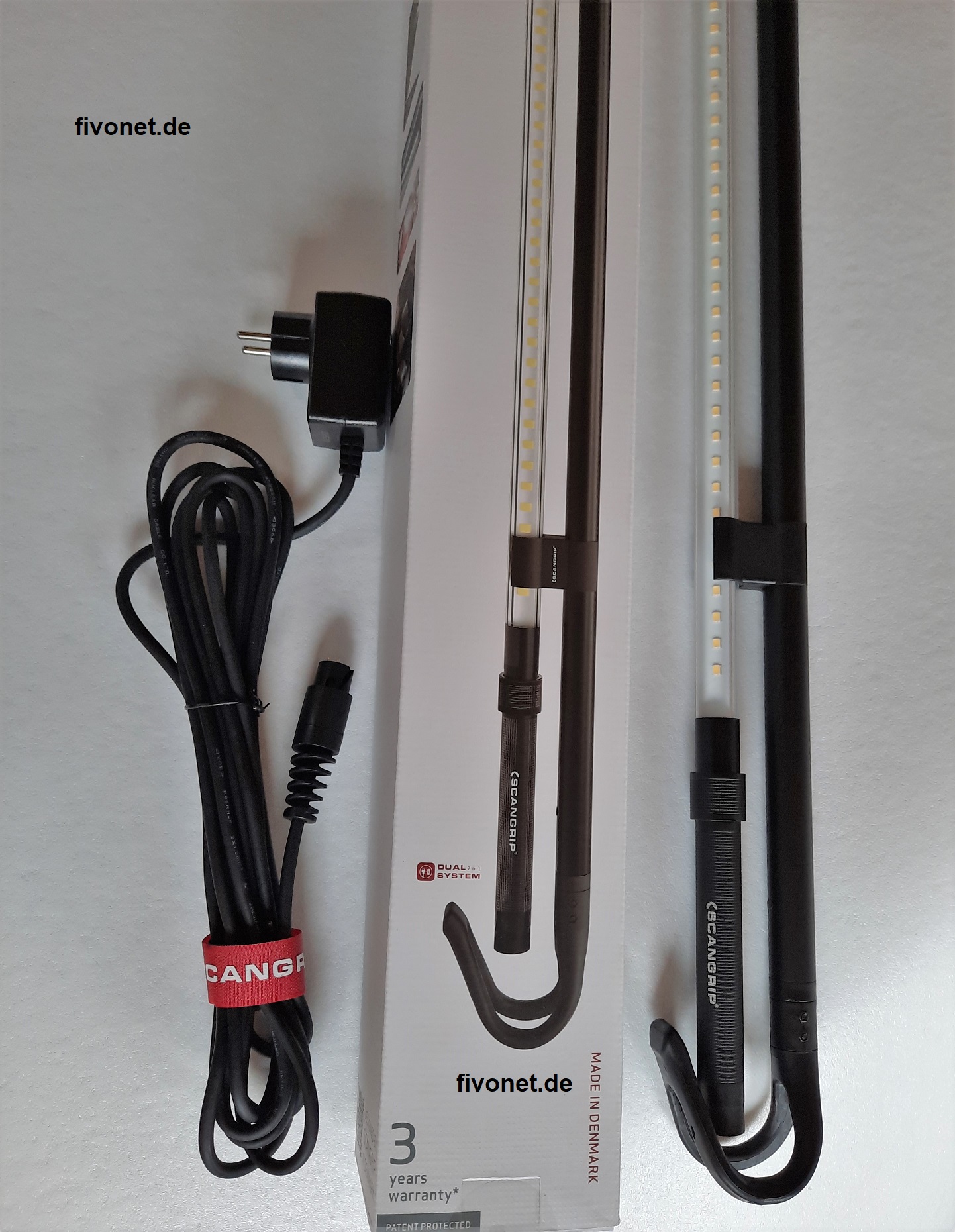 Scangrip LINE LIGHT 03.5240 C+R LED Motorhaubenleuchte mit Kabel & Akku, Arbeits- und Handlampen, Betriebseinrichtung