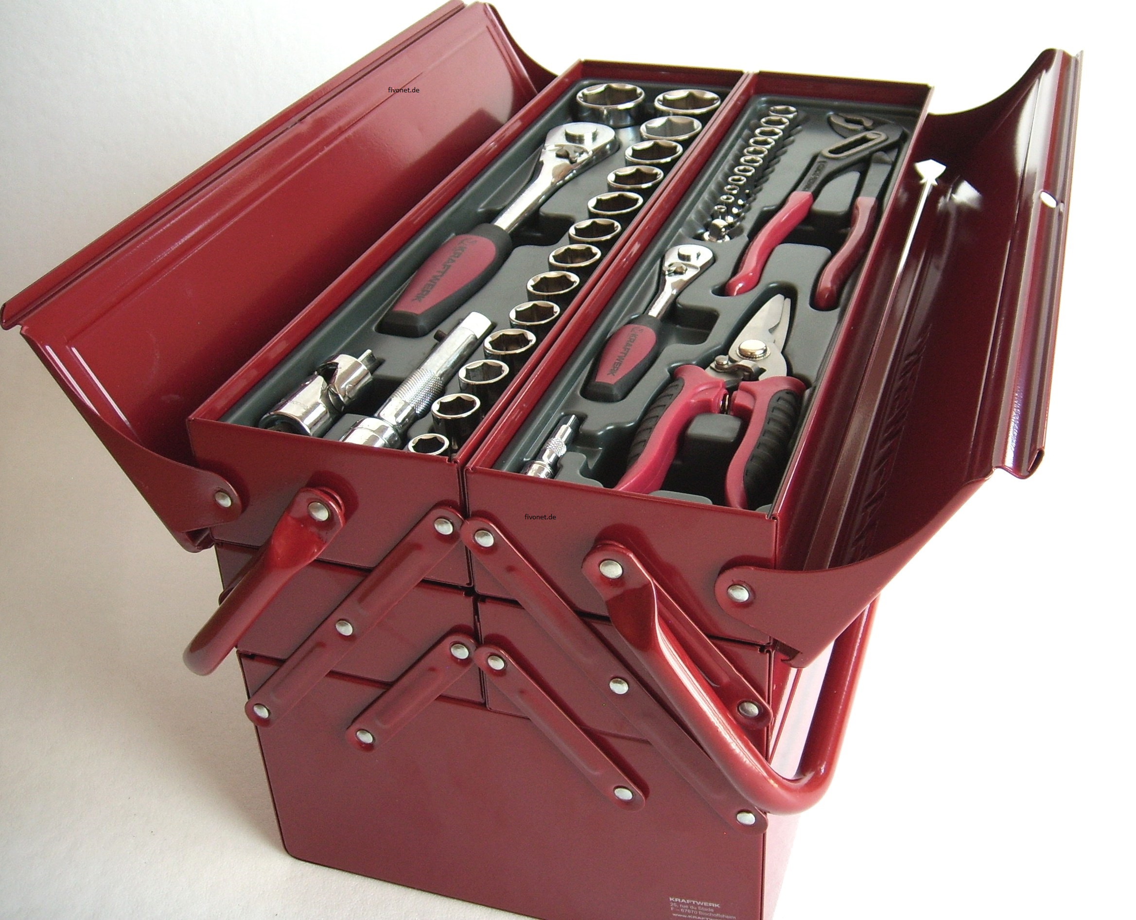 106-tlg. Werkzeugkiste 3036 Kraftwerk-KW 3036